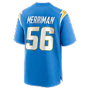 Zennovawear Shawne Merriman Los Angeles Chargers Game Retired Player Jersey - Powder Blue