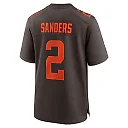 Zennovawear Shedeur Sanders Cleveland Browns Alternate Game Jersey - Brown