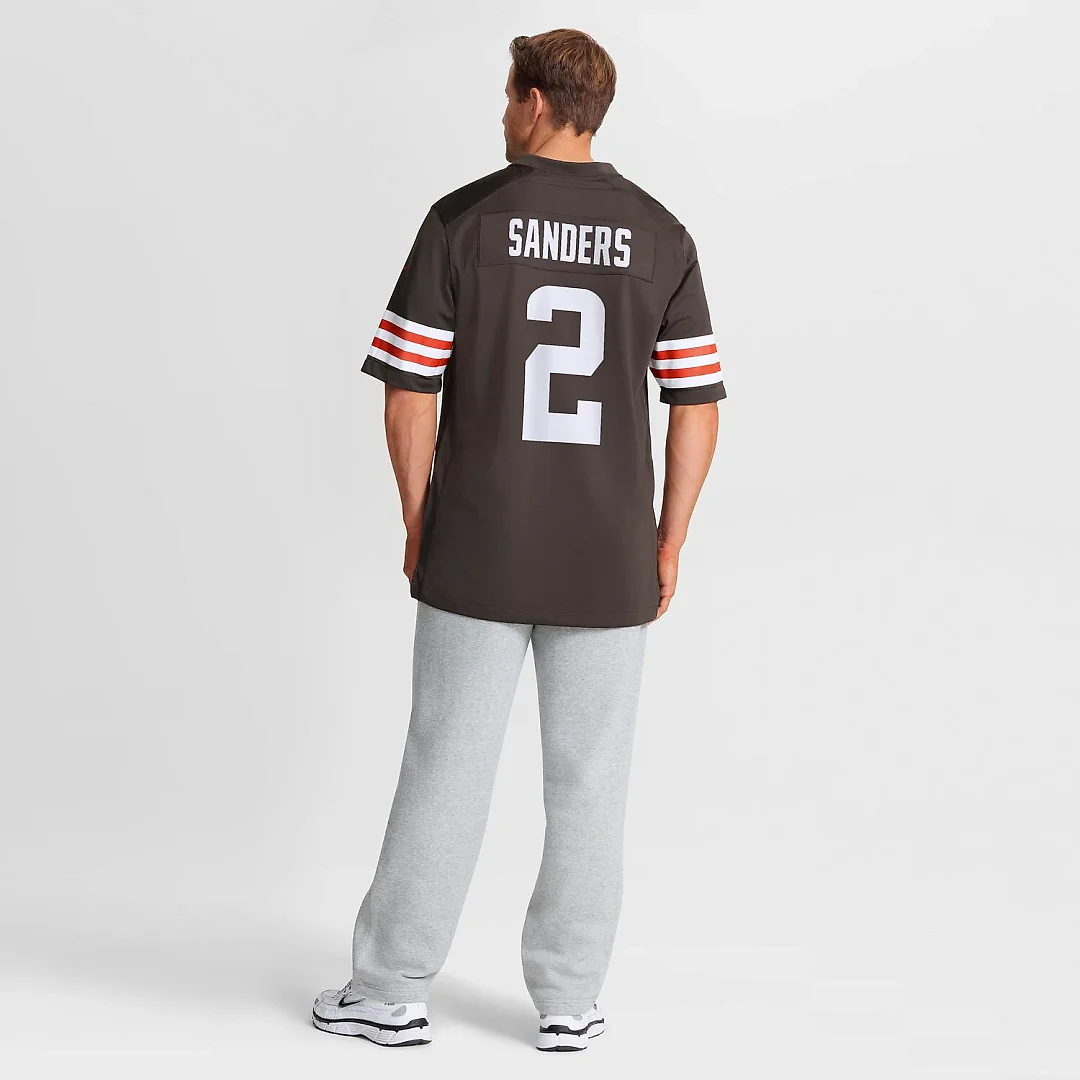 Zennovawear Shedeur Sanders Cleveland Browns Game Jersey - Brown