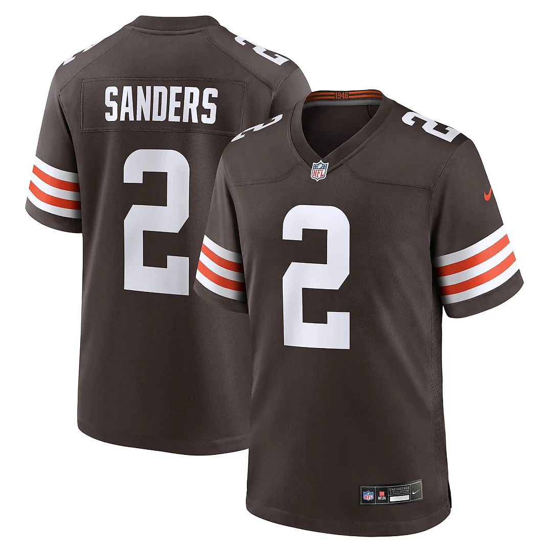Zennovawear Shedeur Sanders Cleveland Browns Game Jersey - Brown