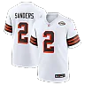 Zennovawear Shedeur Sanders Cleveland Browns Alternate Game Jersey - White