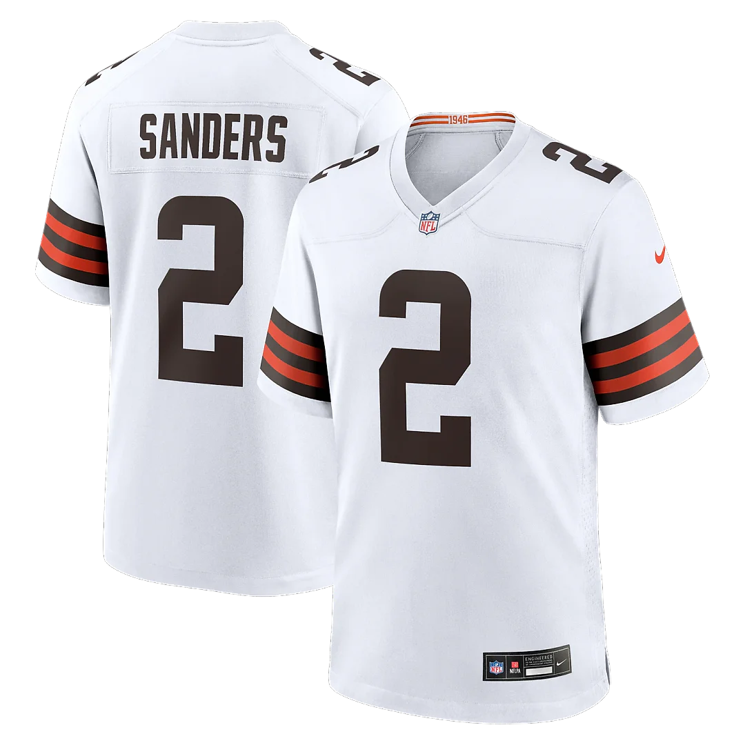Zennovawear Shedeur Sanders Cleveland Browns Game Jersey - White