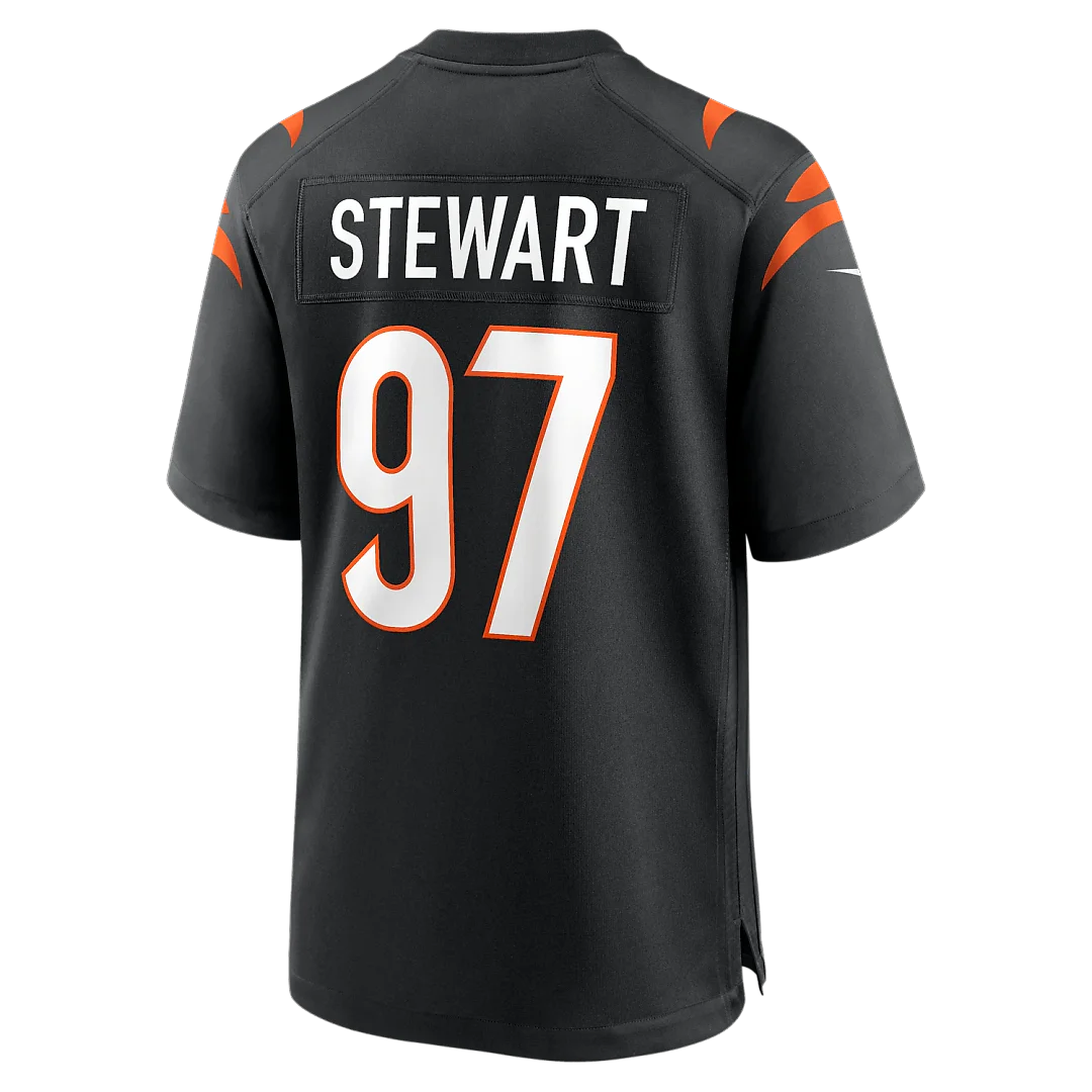 Zennovawear Shemar Stewart Cincinnati Bengals Team Game Jersey - Black