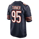 Zennovawear Shemar Turner Chicago Bears Team Game Jersey - Navy