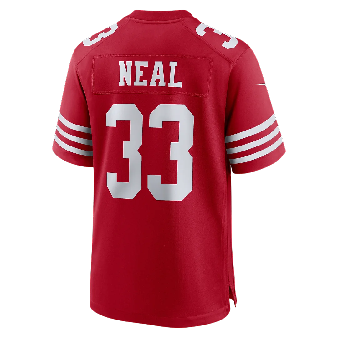 Zennovawear Siran Neal San Francisco 49ers Team Game Jersey - Scarlet