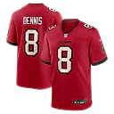Zennovawear SirVocea Dennis Tampa Bay Buccaneers Game Jersey - Red