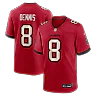 Zennovawear SirVocea Dennis Tampa Bay Buccaneers Game Jersey - Red