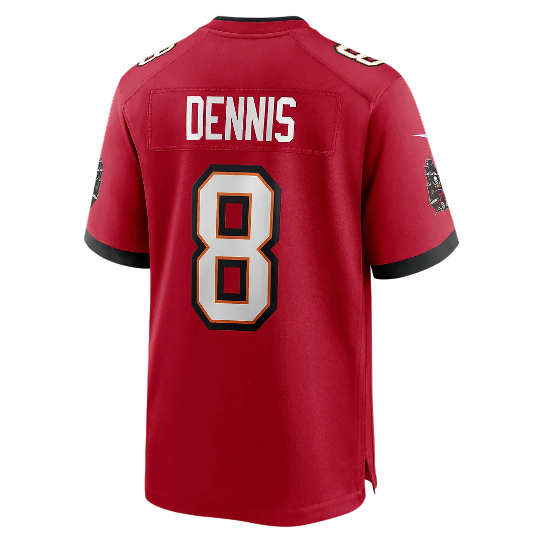 Zennovawear SirVocea Dennis Tampa Bay Buccaneers Game Jersey - Red