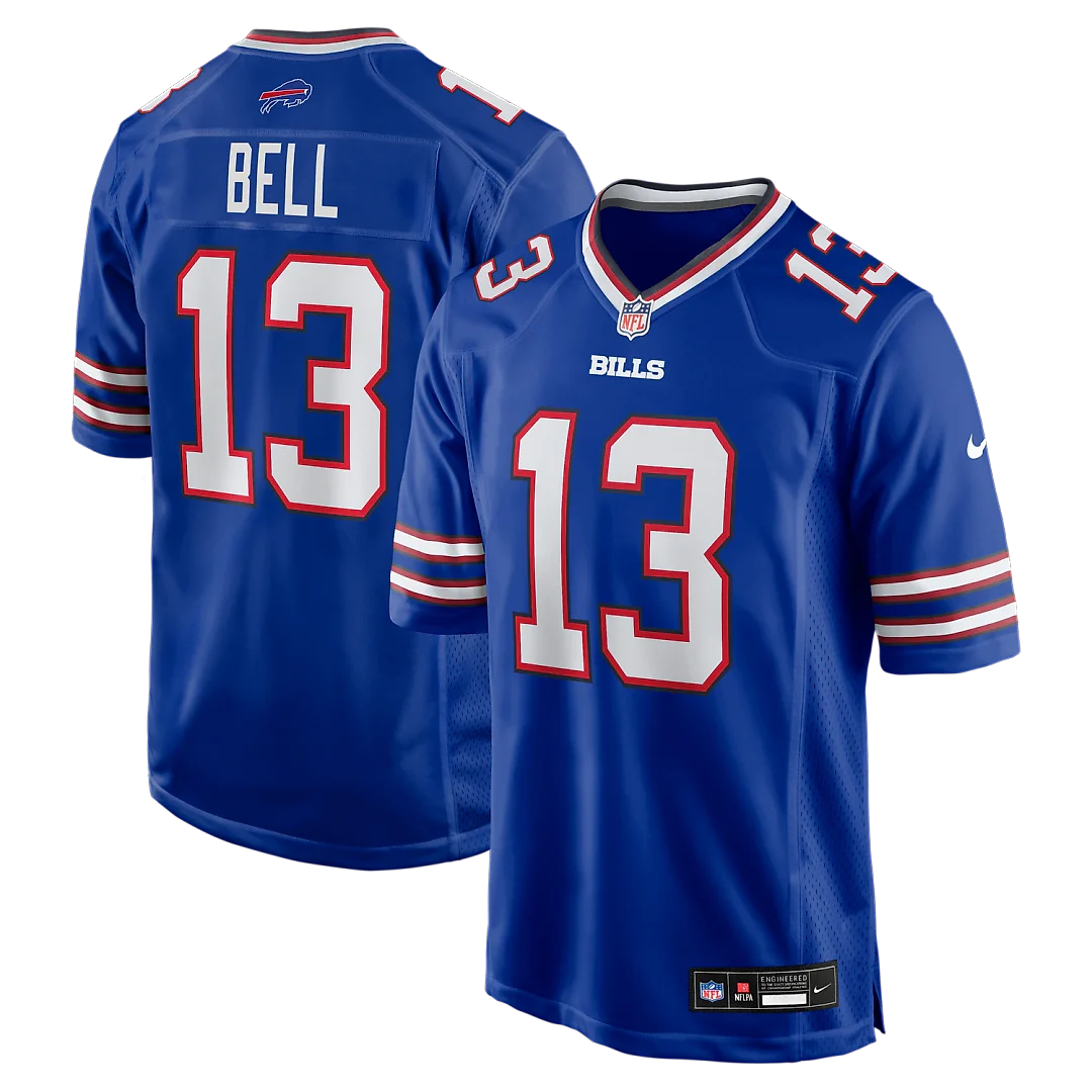 Zennovawear Skyler Bell Buffalo Bills Team Game Jersey - Royal