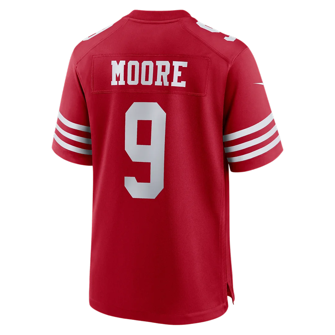 Zennovawear Skyy Moore San Francisco 49ers Team Game Jersey - Scarlet