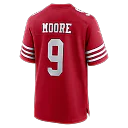 Zennovawear Skyy Moore San Francisco 49ers Team Game Jersey - Scarlet