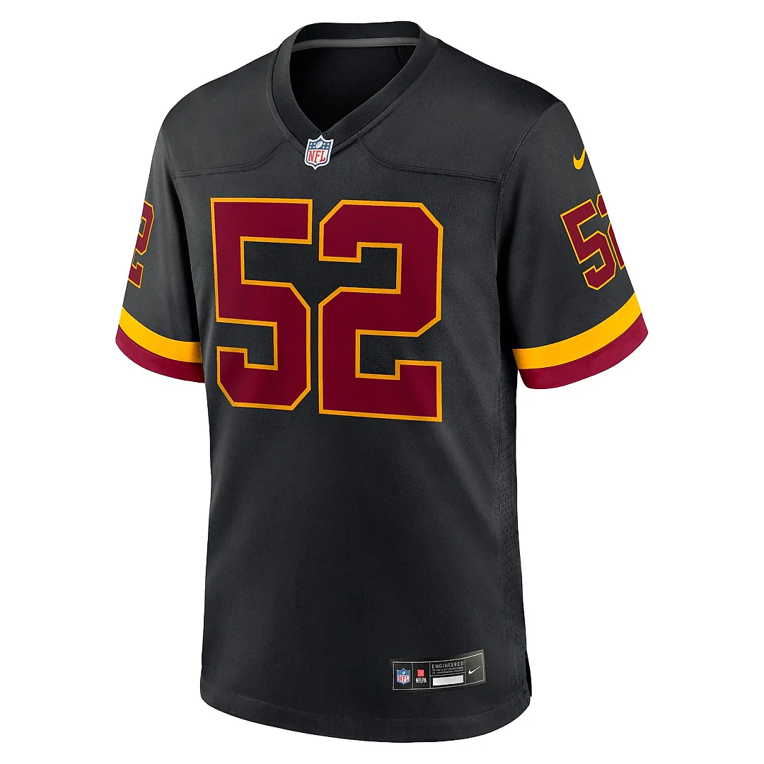 Zennovawear Sonny Styles Washington Commanders Game Player Jersey - Black