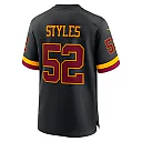 Zennovawear Sonny Styles Washington Commanders Game Player Jersey - Black