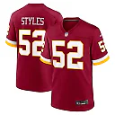 Zennovawear Sonny Styles Washington Commanders 2026 NFL Draft First Round Pick No. 7 Team Game Jersey - Burgundy