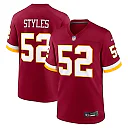 Zennovawear Sonny Styles Washington Commanders 2026 NFL Draft First Round Pick No. 7 Team Game Jersey - Burgundy