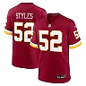 Zennovawear Sonny Styles Washington Commanders 2026 NFL Draft First Round Pick No. 7 Team Game Jersey - Burgundy