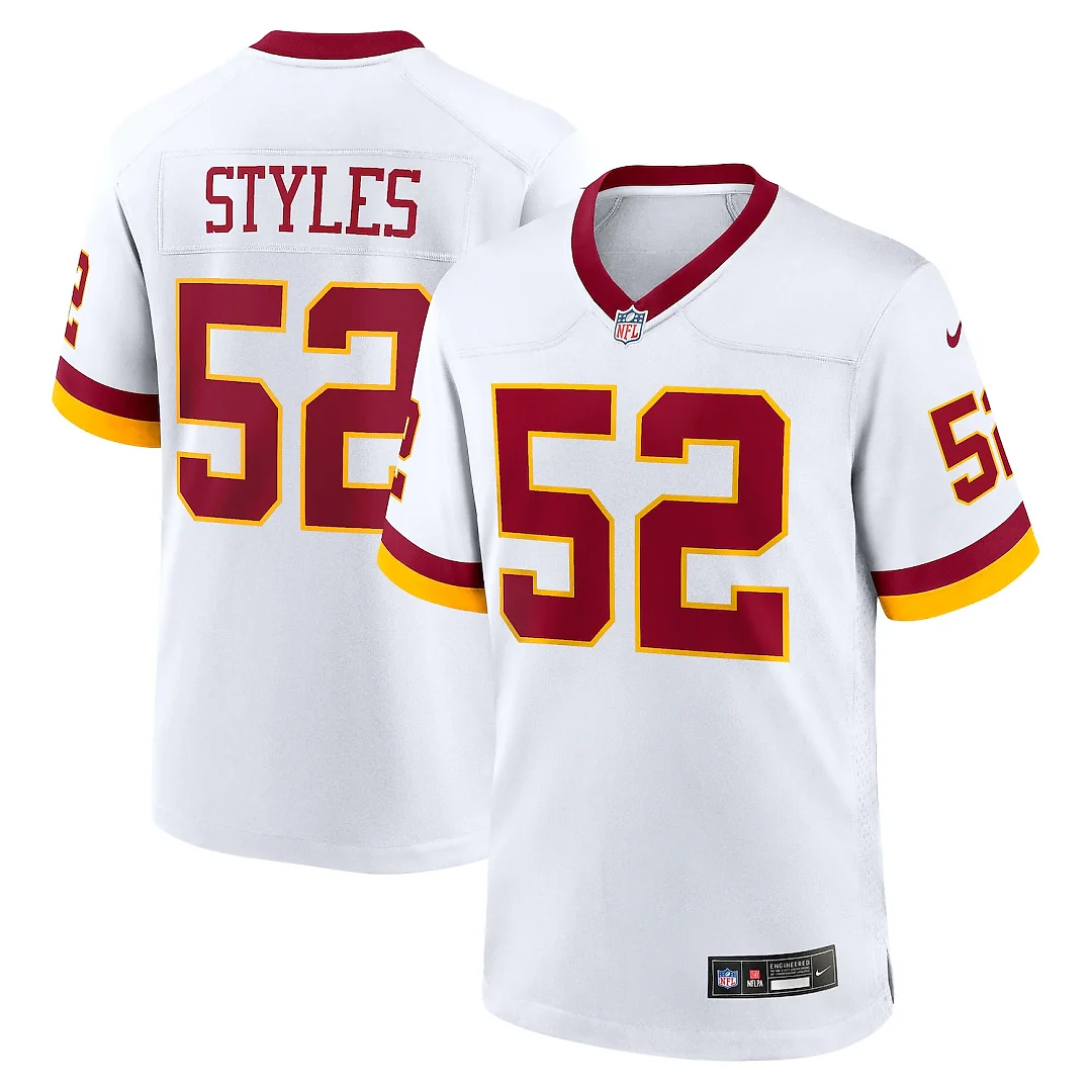Zennovawear Sonny Styles Washington Commanders Game Super Bowl Era Jersey - White