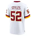 Zennovawear Sonny Styles Washington Commanders Game Super Bowl Era Jersey - White