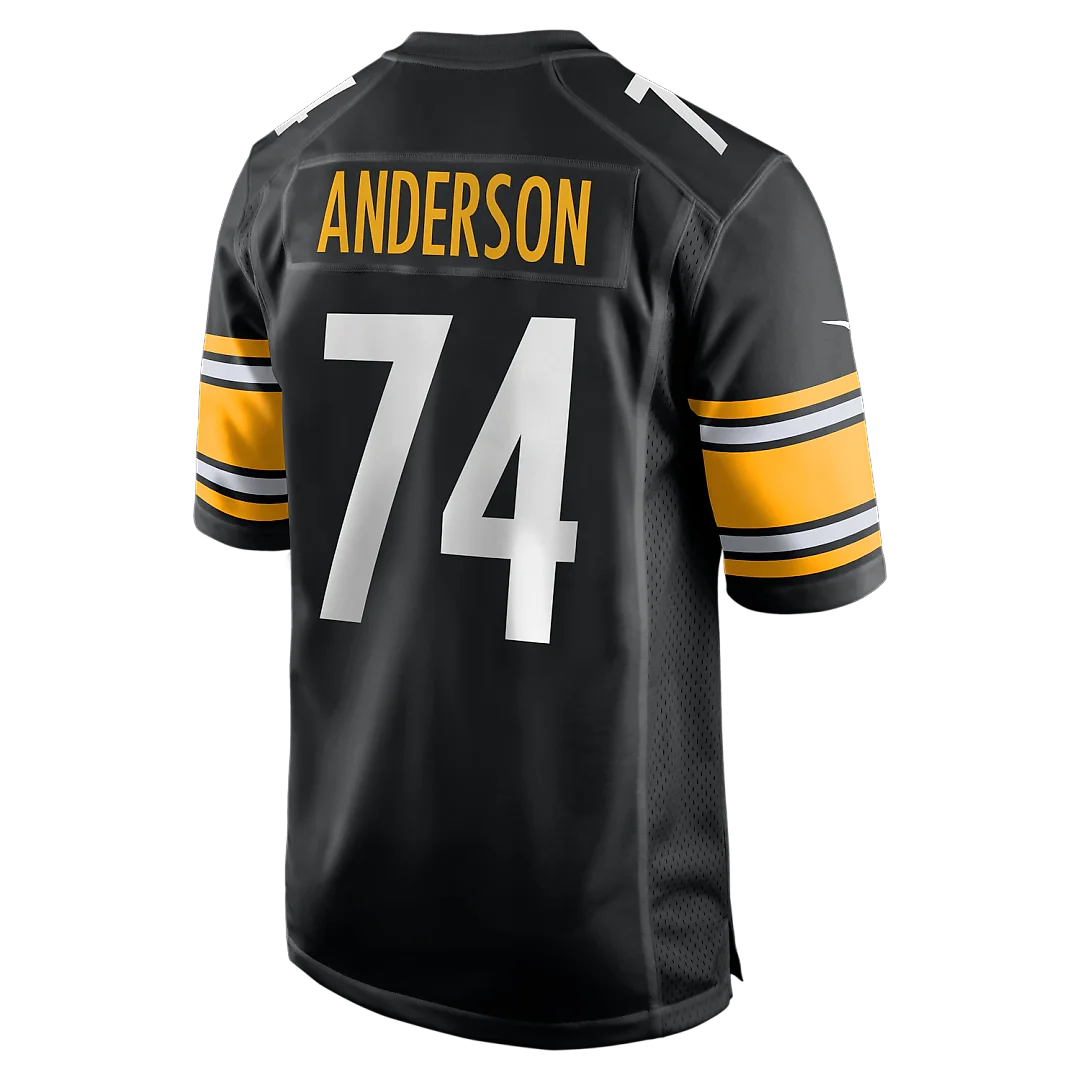 Zennovawear Spencer Anderson Pittsburgh Steelers Game Jersey - Black