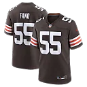 Zennovawear Cleveland Browns Spencer Fano 2026 NFL Draft First Round Pick No. 9 Team Game Jersey - Brown