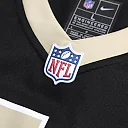 Zennovawear Spencer Rattler New Orleans Saints Team Game Jersey - Black