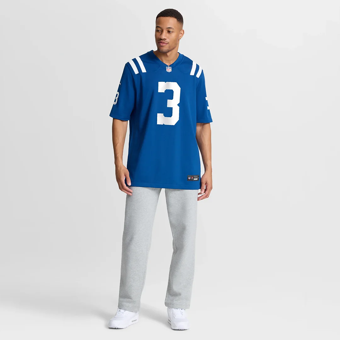Zennovawear Spencer Shrader Indianapolis Colts Team Game Jersey - Royal