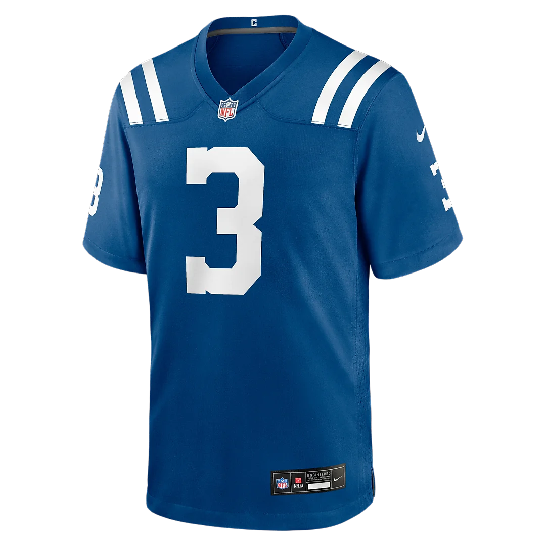 Zennovawear Spencer Shrader Indianapolis Colts Team Game Jersey - Royal