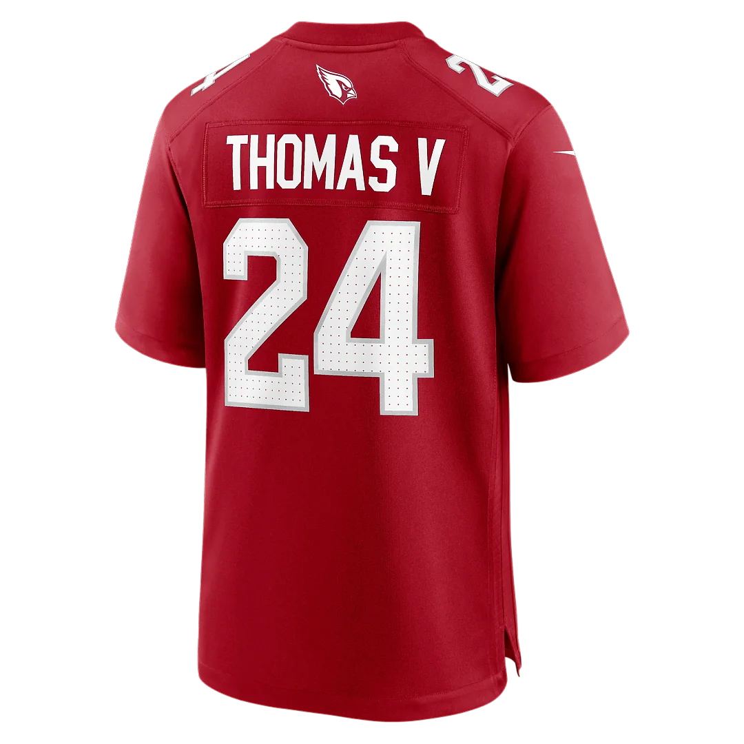 Zennovawear Starling Thomas V Arizona Cardinals Team Game Jersey - Cardinal