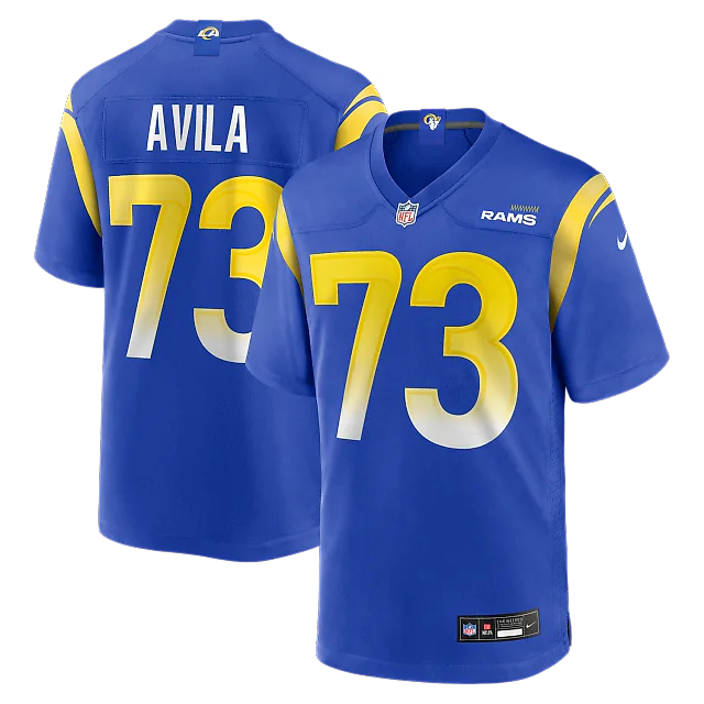 Zennovawear Steve Avila Los Angeles Rams Home Game Jersey - Royal