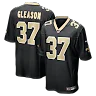 Zennovawear Steve Gleason New Orleans Saints Game Retired Player Jersey - Black