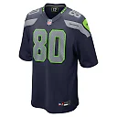 Zennovawear Steve Largent Seattle Seahawks Retired Player Game Jersey - College Navy