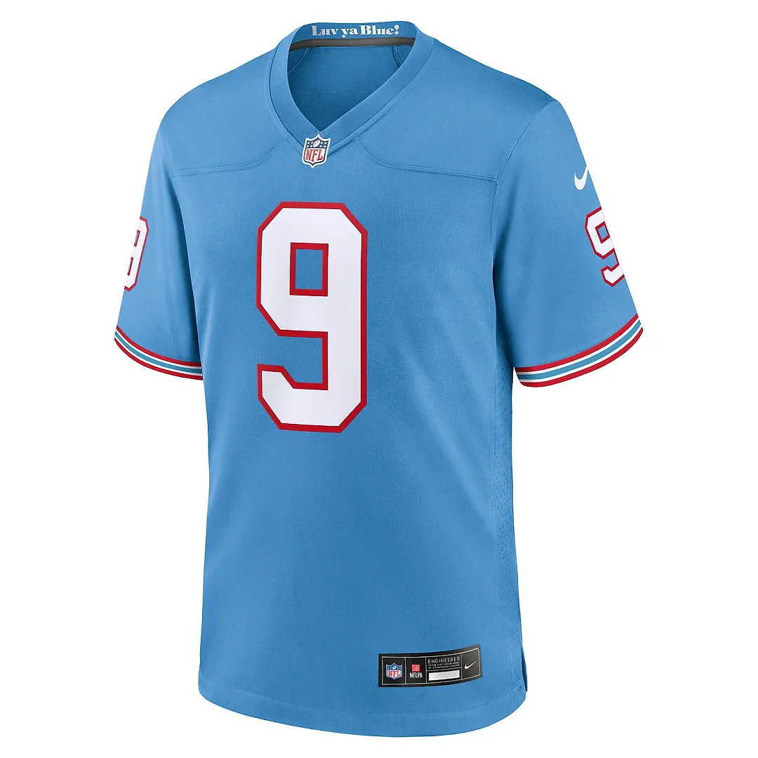 Zennovawear Steve McNair Tennessee Titans Retired Player Alternate Game Jersey - Light Blue