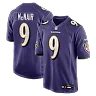 Zennovawear Steve McNair Baltimore Ravens Game Retired Player Jersey - Purple