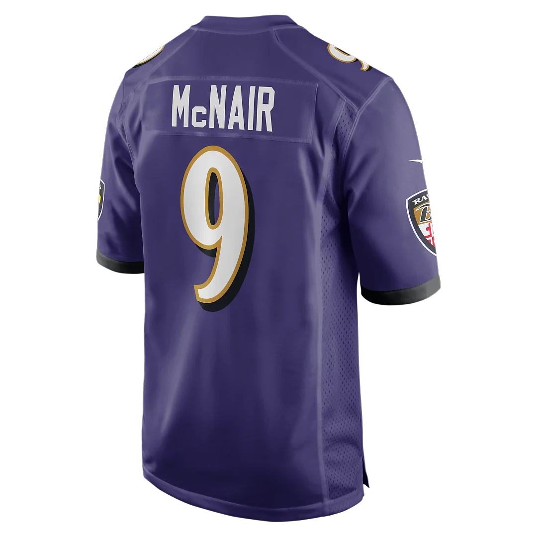 Zennovawear Steve McNair Baltimore Ravens Game Retired Player Jersey - Purple