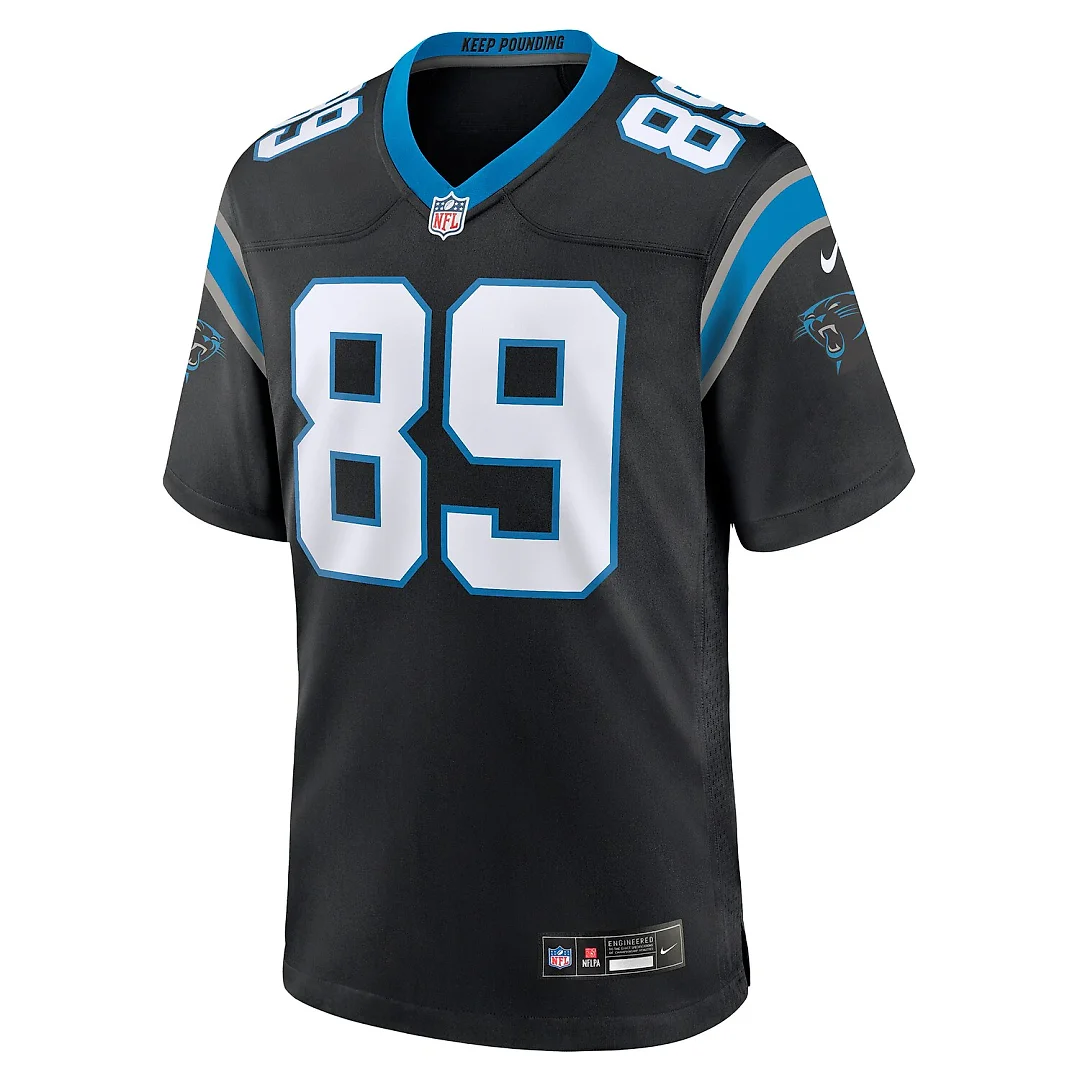 Zennovawear Steve Smith Sr. Carolina Panthers Retired Player Game Jersey - Black
