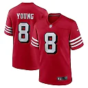 Zennovawear Steve Young San Francisco 49ers Retired Player Alternate Game Jersey - Scarlet