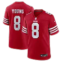 Zennovawear Steve Young San Francisco 49ers Retired Player Game Jersey - Scarlet