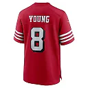 Zennovawear Steve Young San Francisco 49ers Retired Player Alternate Game Jersey - Scarlet
