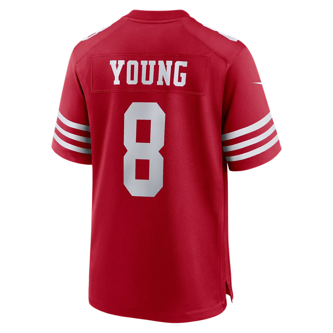 Zennovawear Steve Young San Francisco 49ers Retired Player Game Jersey - Scarlet