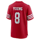 Zennovawear Steve Young San Francisco 49ers Retired Player Game Jersey - Scarlet