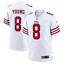 Zennovawear Steve Young San Francisco 49ers Retired Player Game Jersey - White