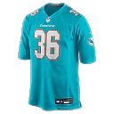 Zennovawear Storm Duck Miami Dolphins Game Jersey - Aqua
