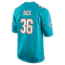 Zennovawear Storm Duck Miami Dolphins Game Jersey - Aqua