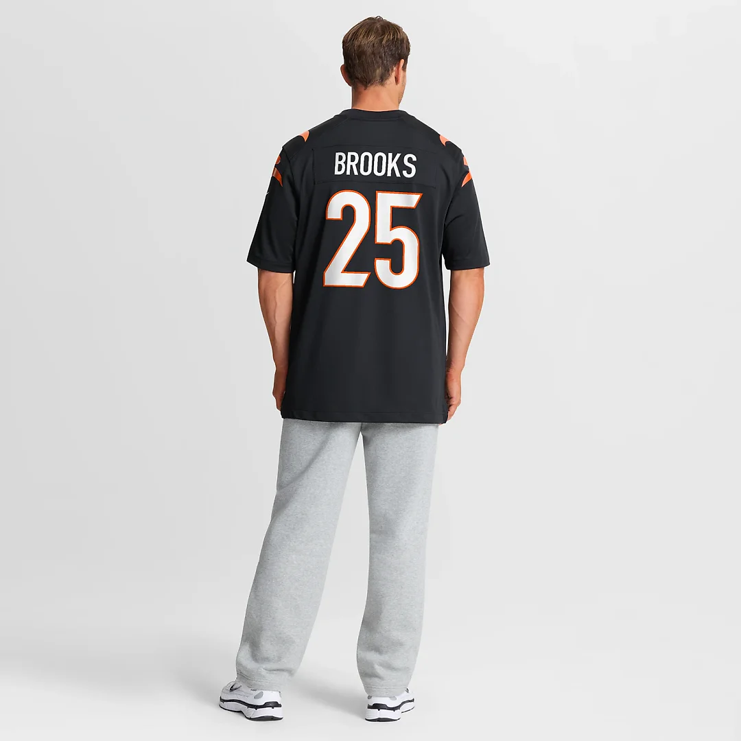 Zennovawear Tahj Brooks Cincinnati Bengals Team Game Jersey - Black