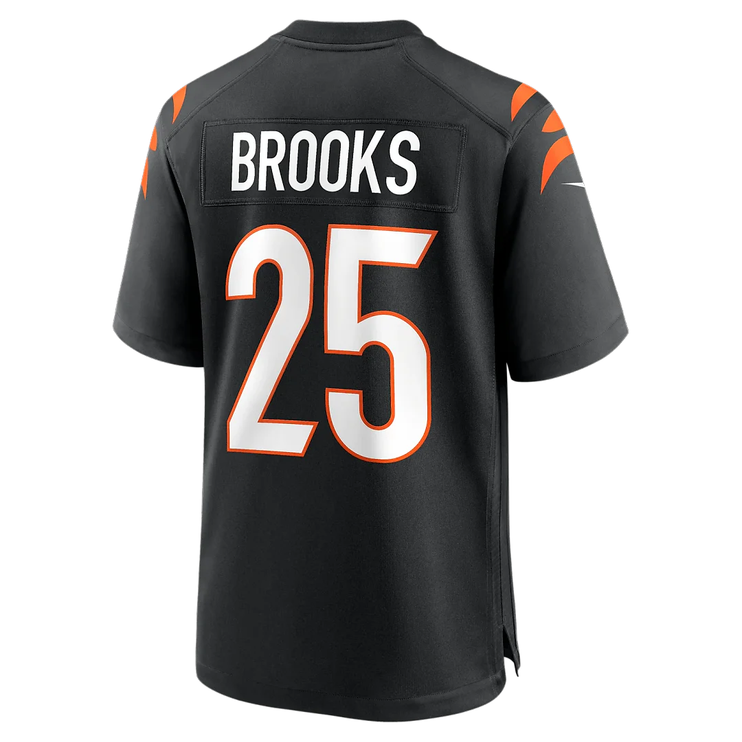 Zennovawear Tahj Brooks Cincinnati Bengals Team Game Jersey - Black