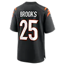 Zennovawear Tahj Brooks Cincinnati Bengals Team Game Jersey - Black
