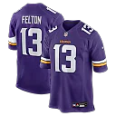 Zennovawear Tai Felton Minnesota Vikings Team Game Jersey - Purple