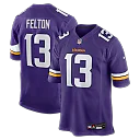 Zennovawear Tai Felton Minnesota Vikings Team Game Jersey - Purple