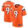 Zennovawear Talanoa Hufanga Denver Broncos Team Game Jersey - Orange