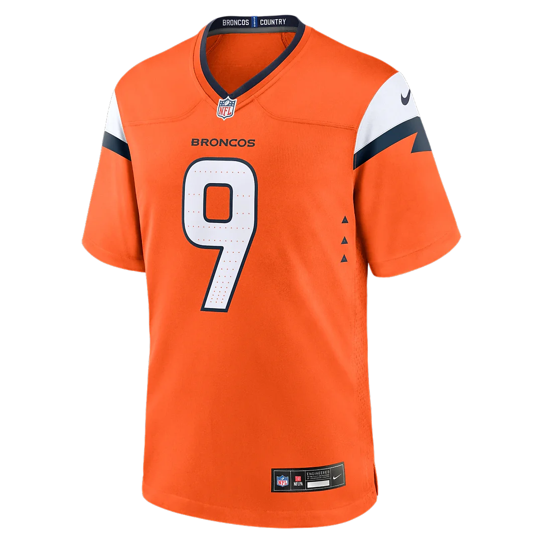 Zennovawear Talanoa Hufanga Denver Broncos Team Game Jersey - Orange